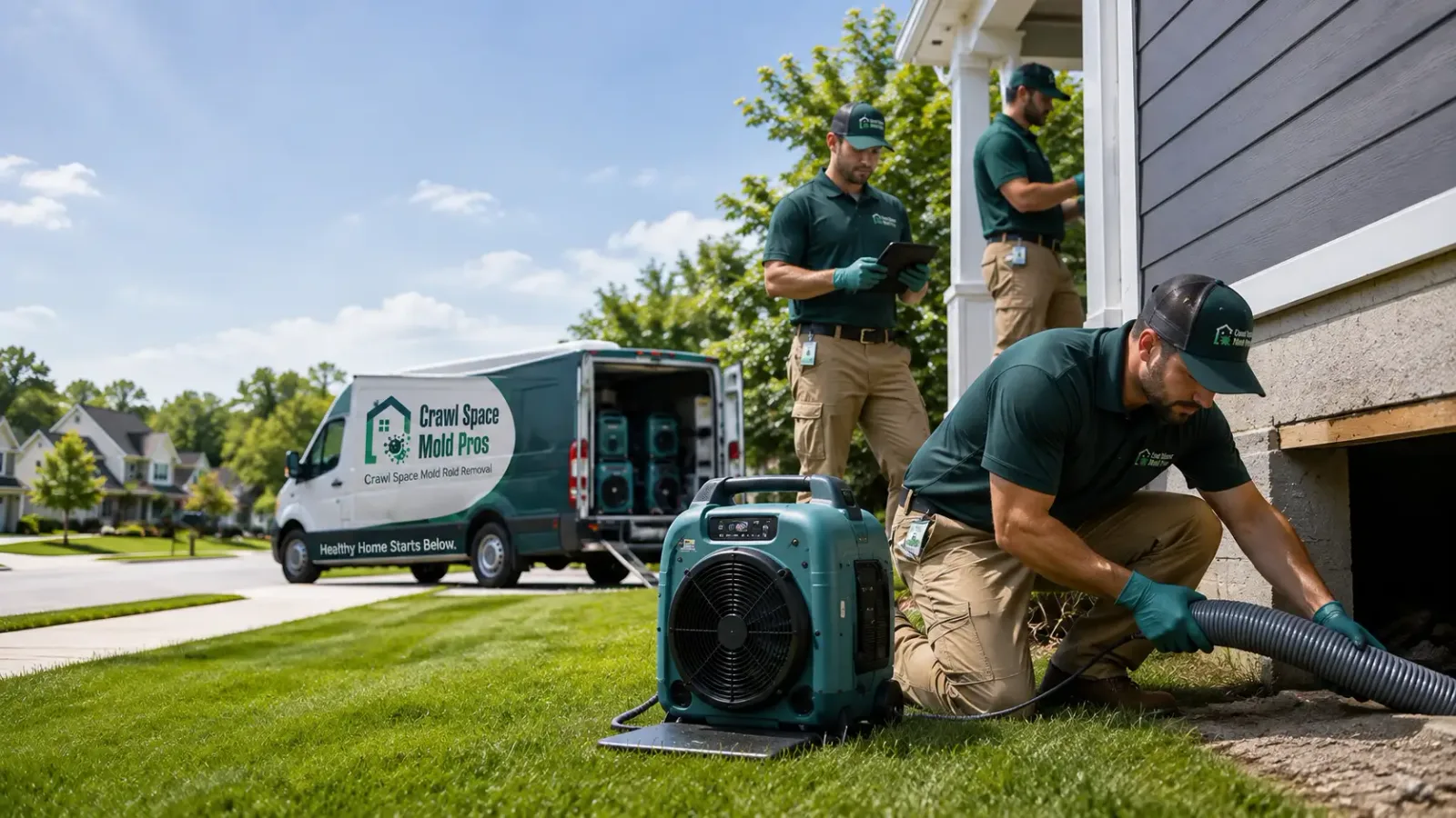 Crawl Space Mold Removal in Manitowoc, WI
